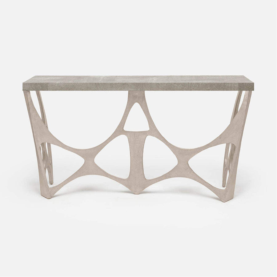 Made Goods Calloway Console Table in Faux Horn