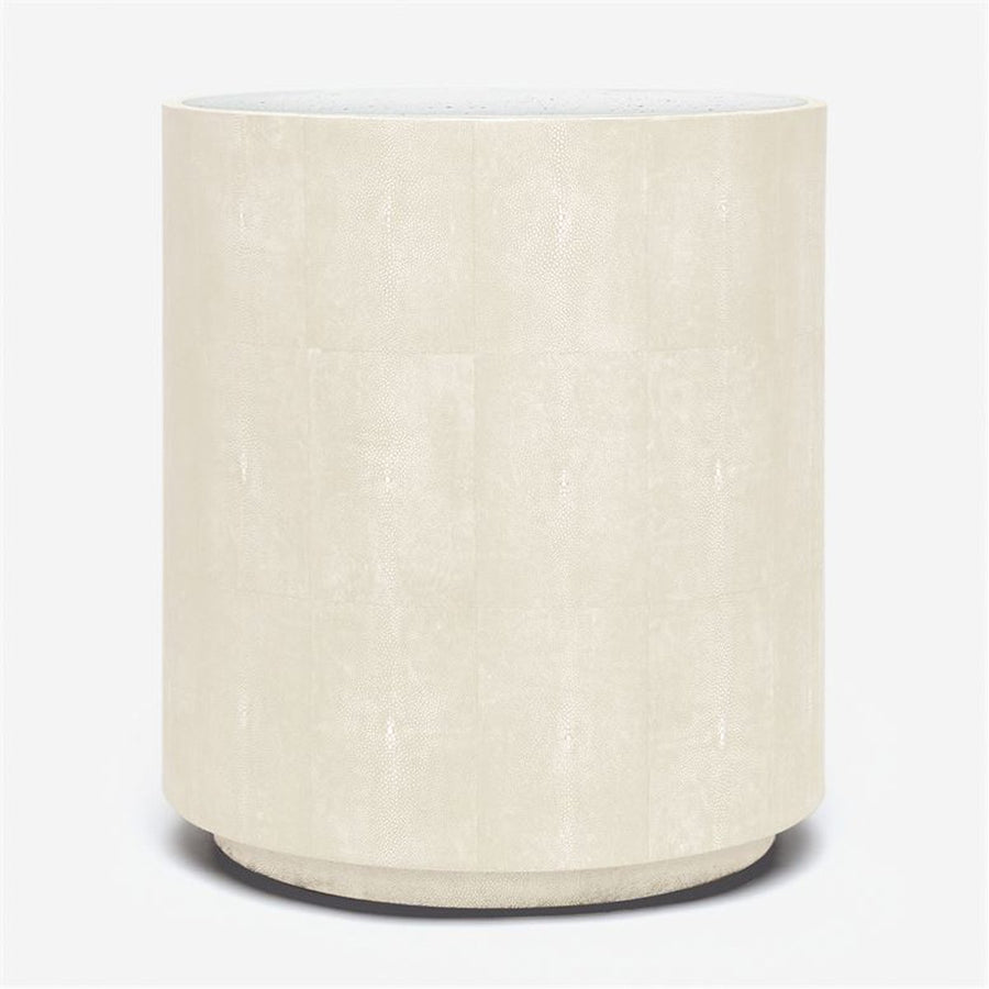 Made Goods Cara Realistic Faux Shagreen Side Table