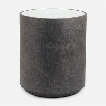 Made Goods Cara Faux Linen Side Table