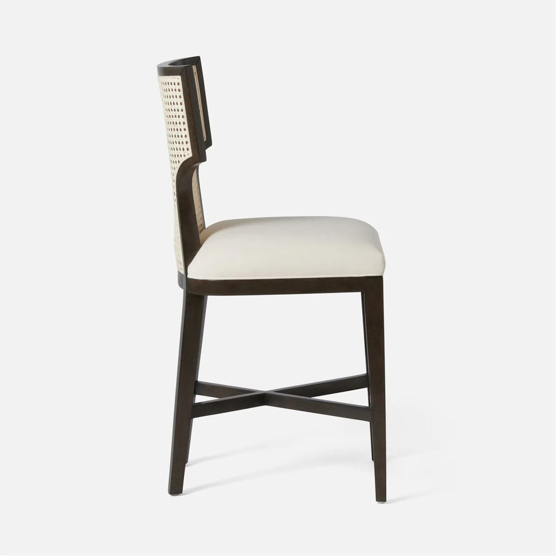 Made Goods Carleen Wingback Cane Counter Stool in Havel Velvet