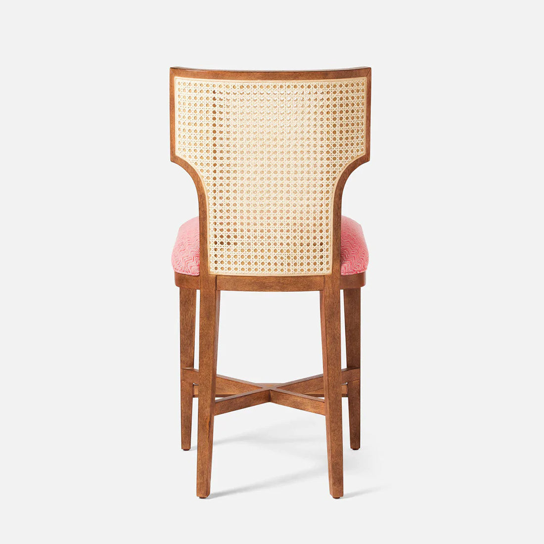 Made Goods Carleen Wingback Cane Counter Stool in Humboldt Cotton Jute