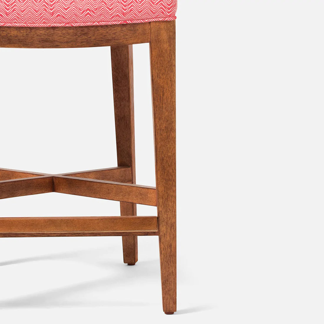 Made Goods Carleen Wingback Cane Counter Stool in Alsek Fabric