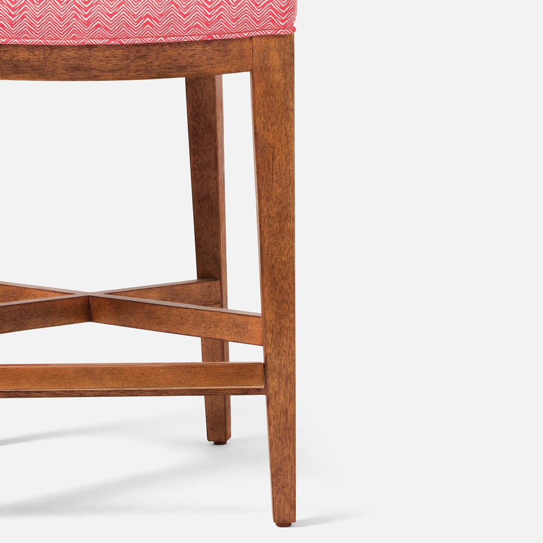 Made Goods Carleen Wingback Cane Counter Stool in Arno Fabric