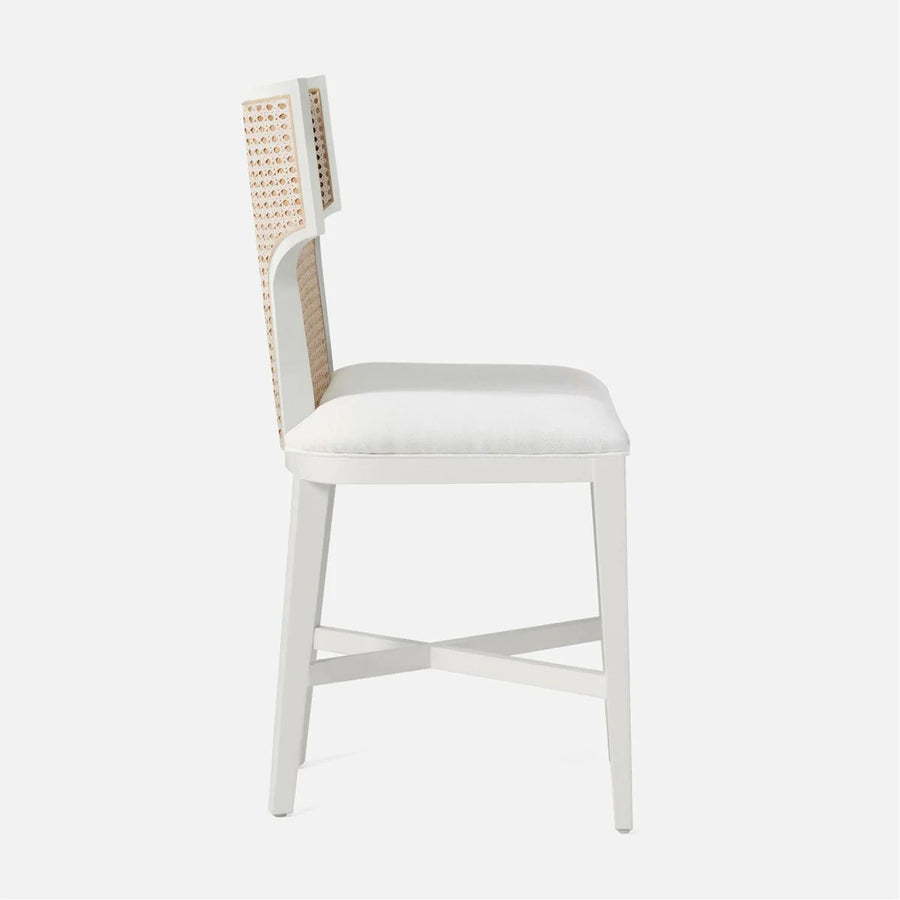 Made Goods Carleen Wingback Cane Counter Stool in Aras Mohair