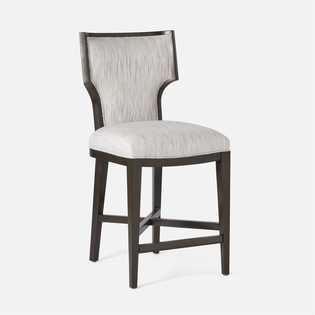 Made Goods Carleen Wingback Counter Stool in Bassac Leather