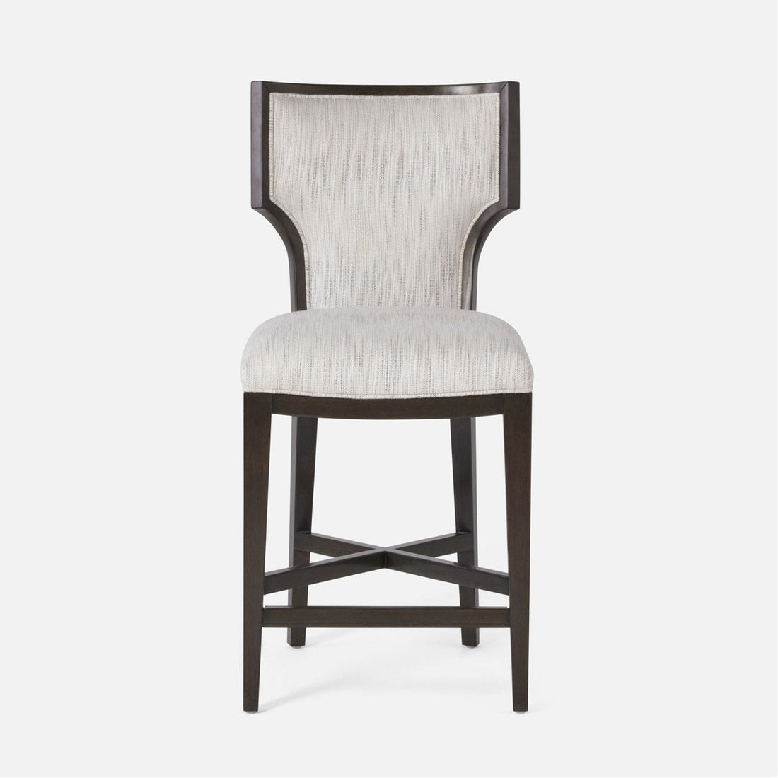 Made Goods Carleen Wingback Counter Stool in Bassac Leather