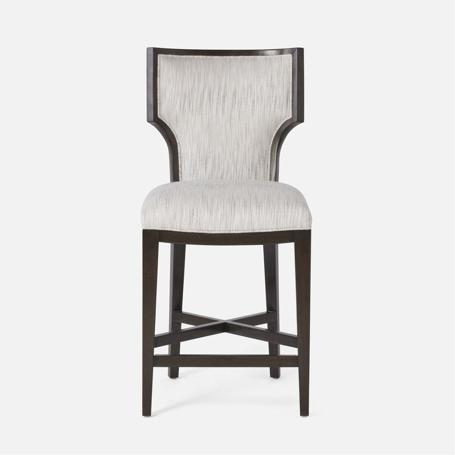 Made Goods Carleen Wingback Counter Stool in Clyde Fabric