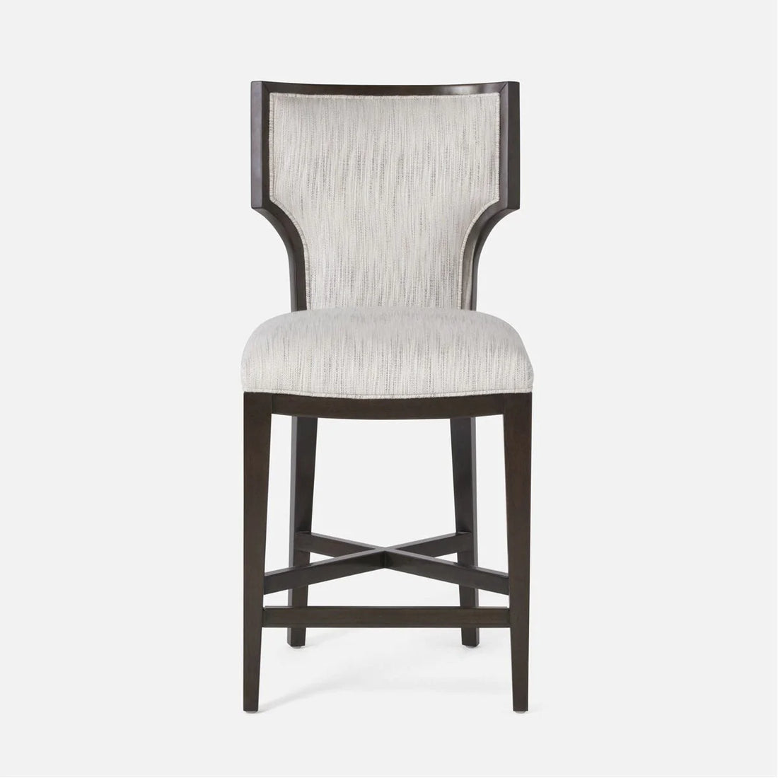 Made Goods Carleen Wingback Counter Stool in Havel Velvet