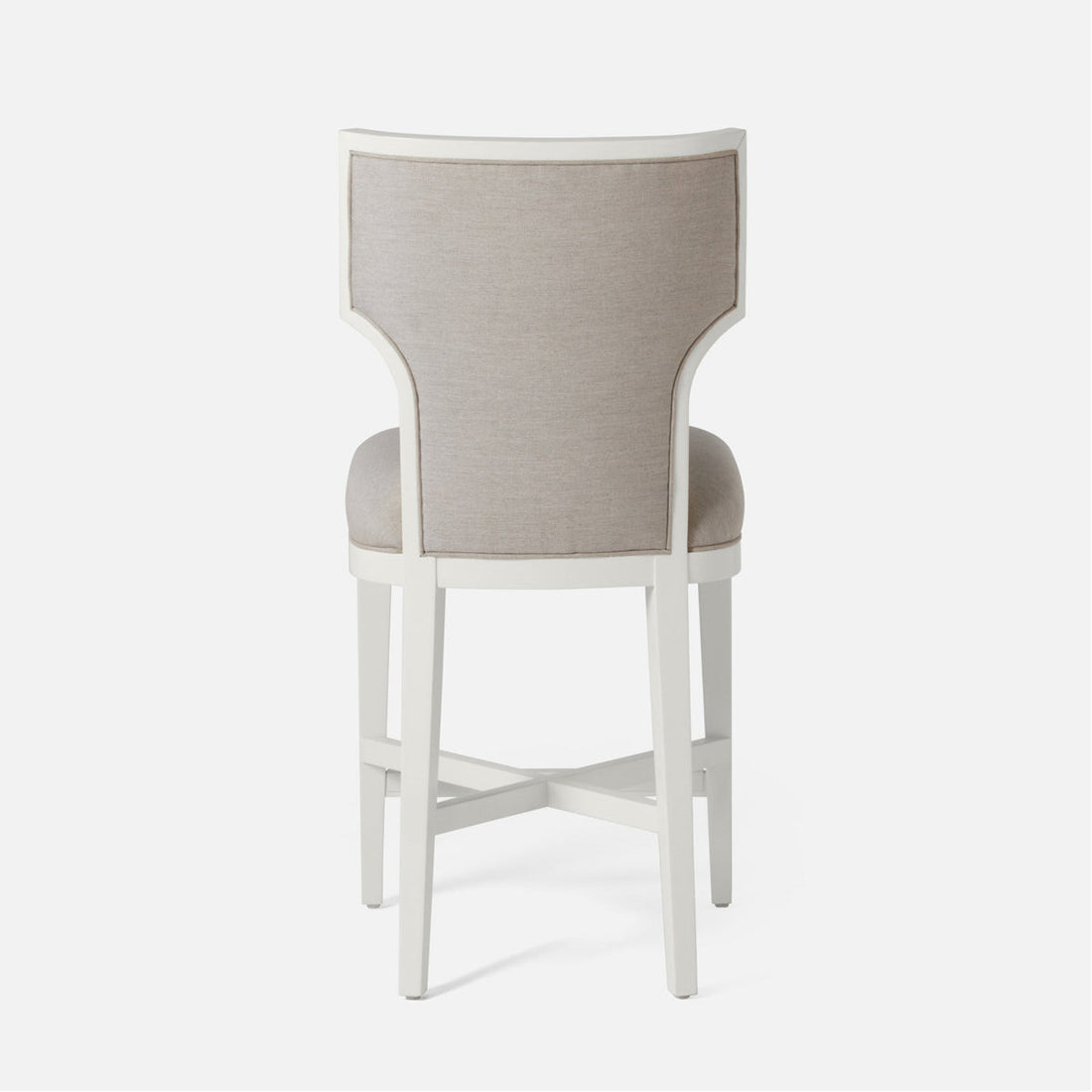 Made Goods Carleen Wingback Counter Stool in Clyde Fabric