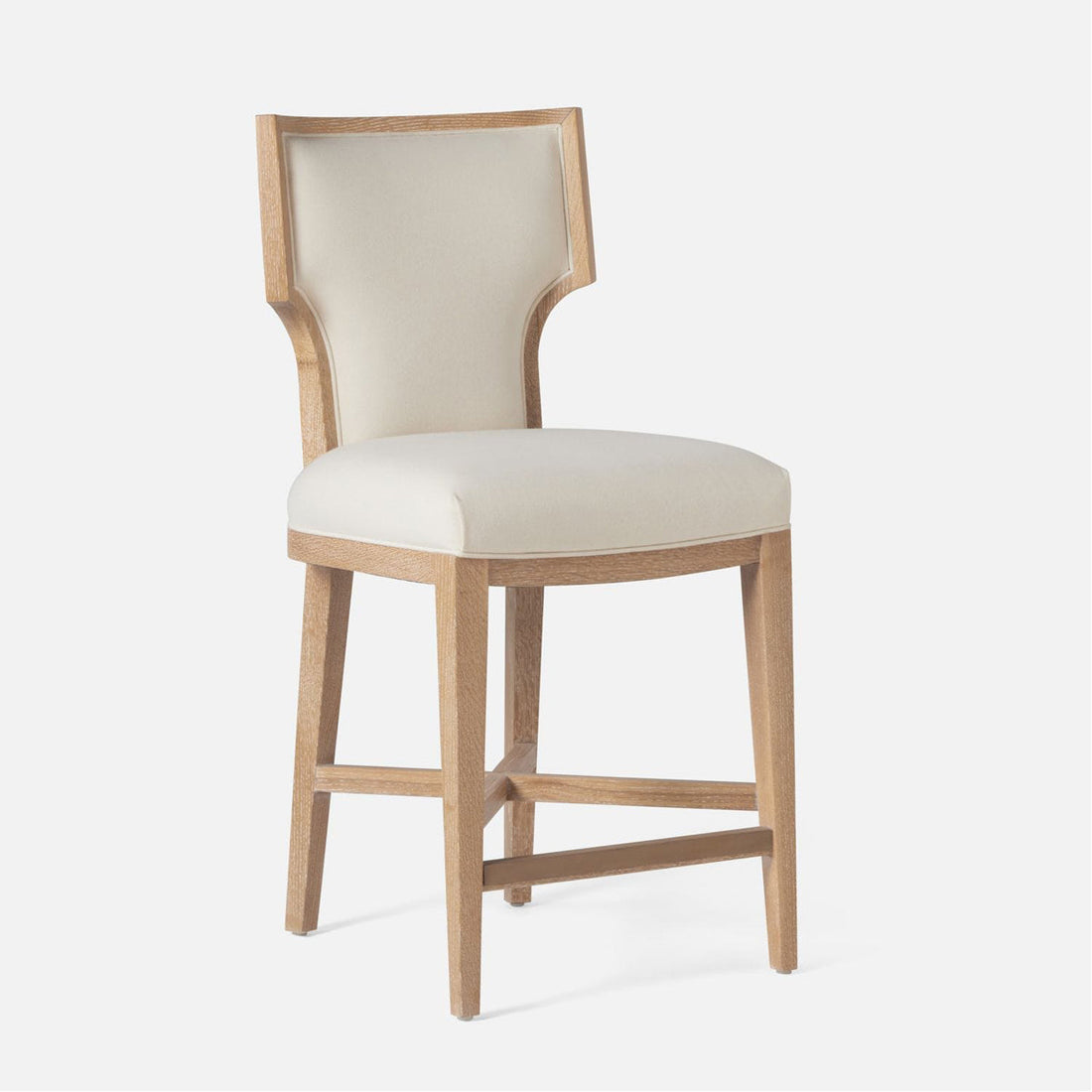 Made Goods Carleen Wingback Counter Stool in Bassac Leather