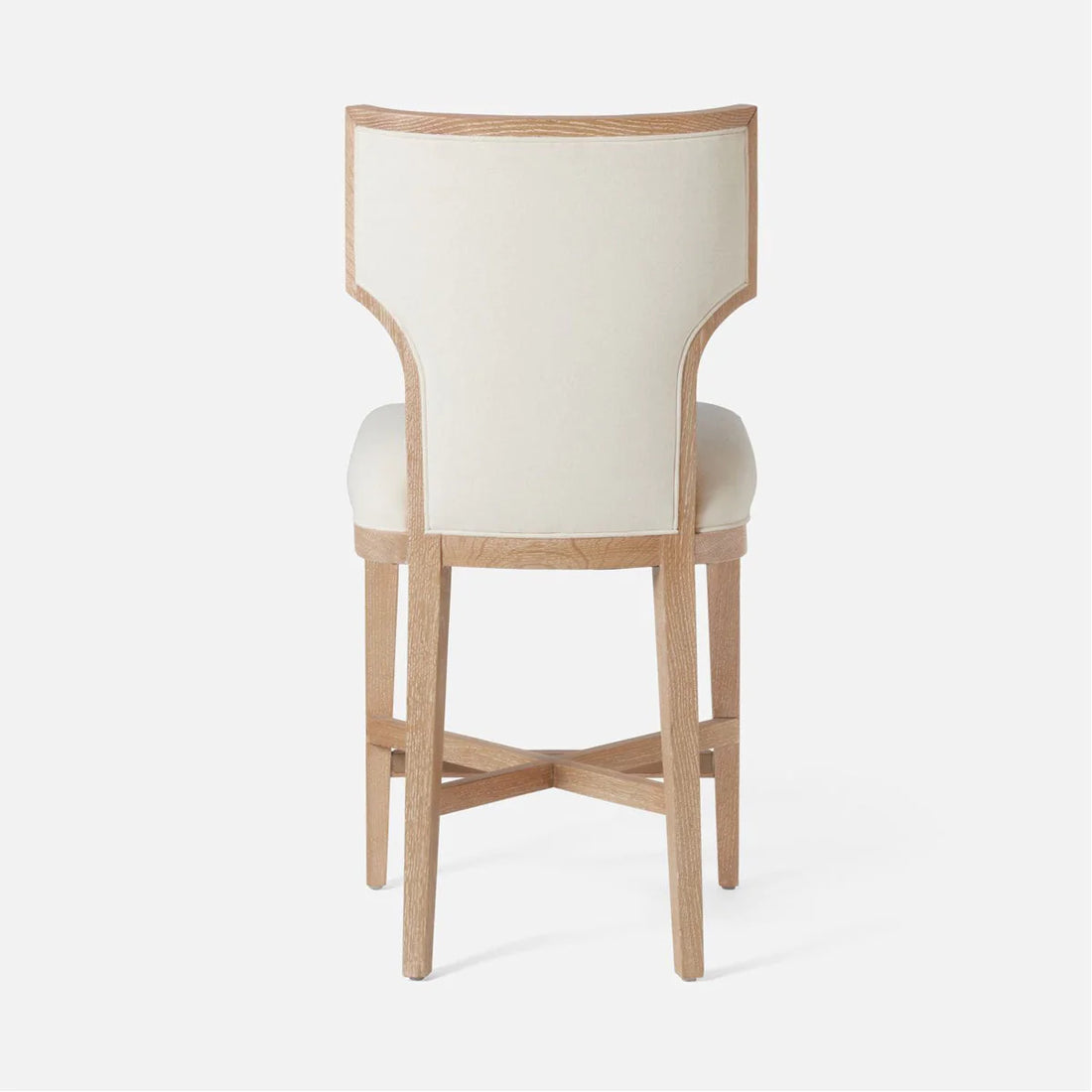 Made Goods Carleen Wingback Counter Stool in Humboldt Cotton Jute