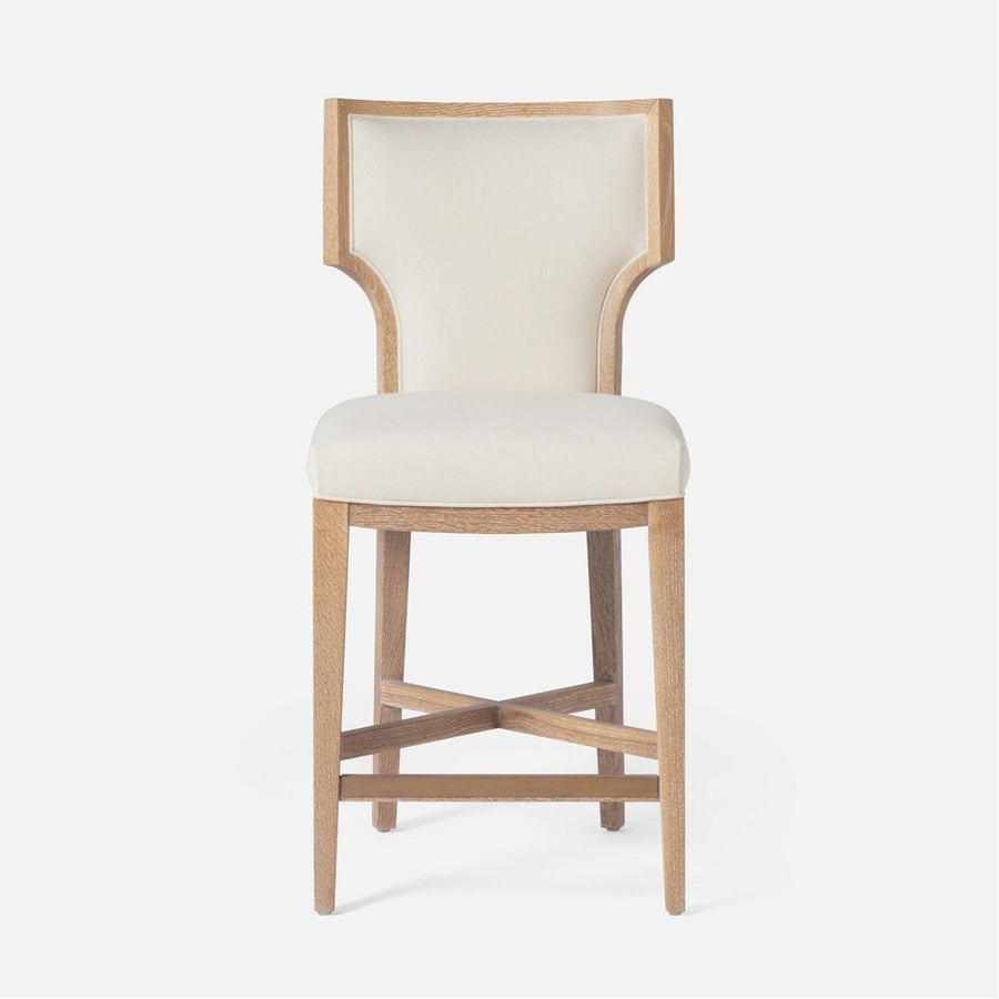 Made Goods Carleen Wingback Counter Stool in Kern Mix Fabric