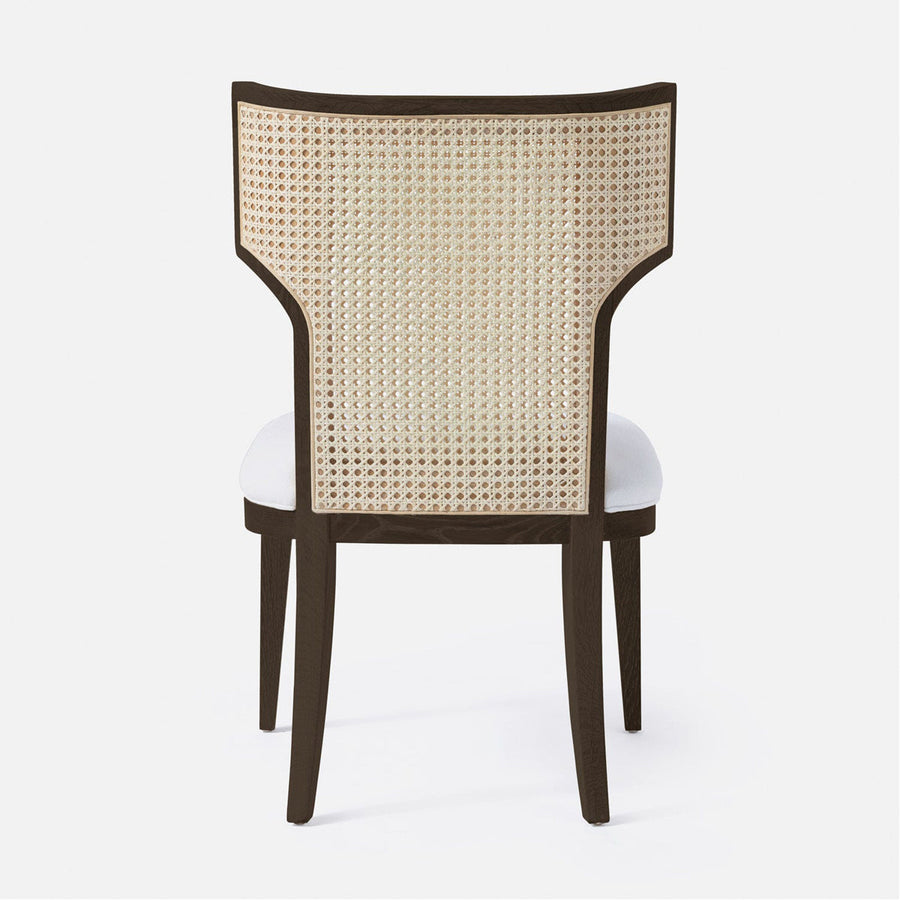 Made Goods Carleen Cane Wingback Dining Chair in Lambro Boucle