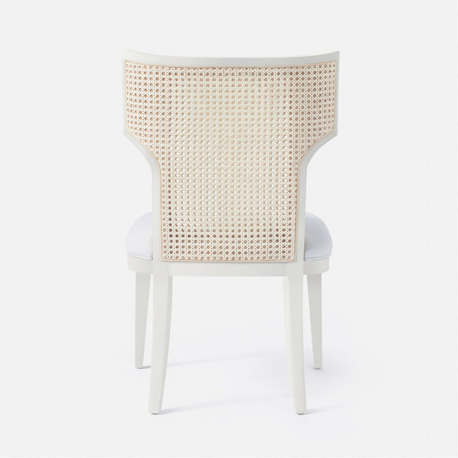 Made Goods Carleen Cane Wingback Dining Chair in Lambro Boucle