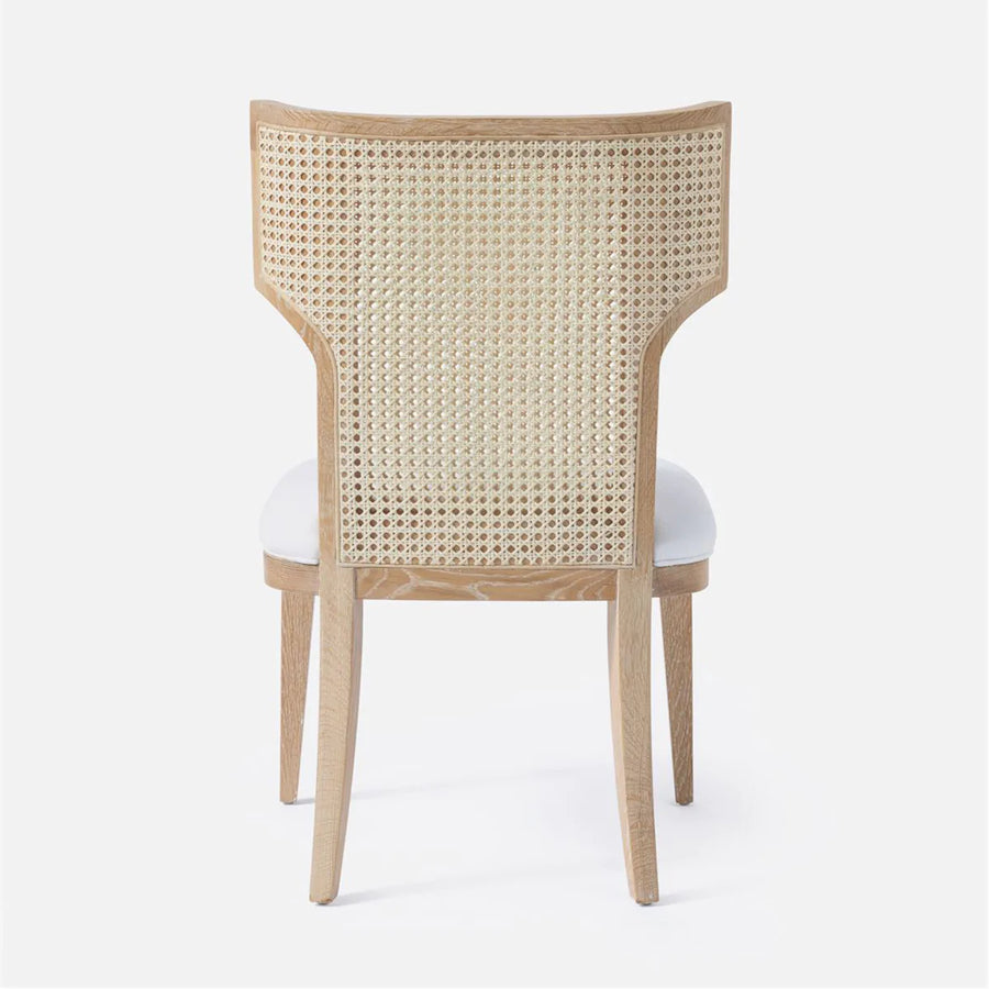 Made Goods Carleen Wingback Cane Dining Chair in Havel Velvet