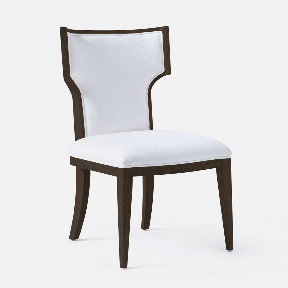 Made Goods Carleen Wingback Dining Chair in Garonne Leather