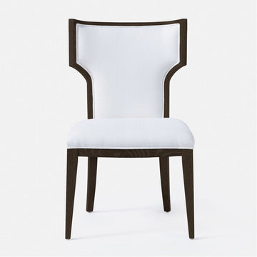 Made Goods Carleen Wingback Dining Chair in Bassac Leather