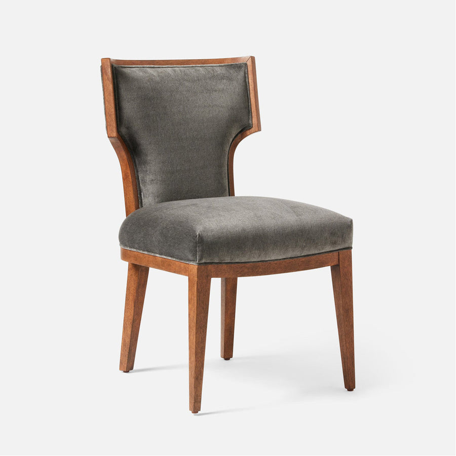 Made Goods Carleen Wingback Dining Chair in Colorado Leather