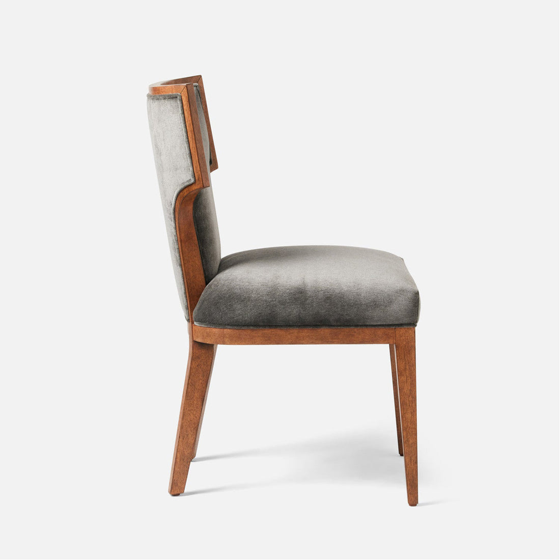 Made Goods Carleen Wingback Dining Chair in Colorado Leather