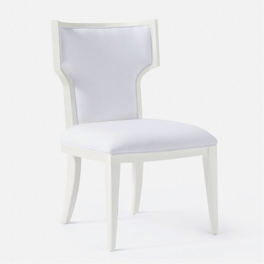 Made Goods Carleen Wingback Dining Chair in Mondego Cotton Jute