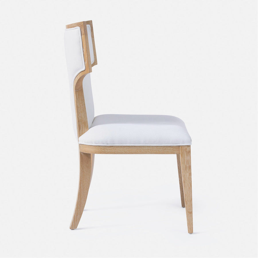 Made Goods Carleen Wingback Dining Chair in Pagua Fabric