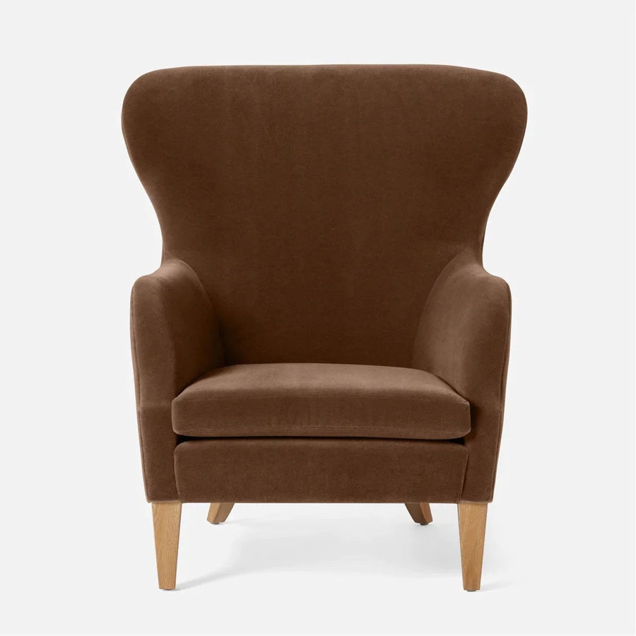 Made Goods Chantall Modern Wingback Lounge Chair