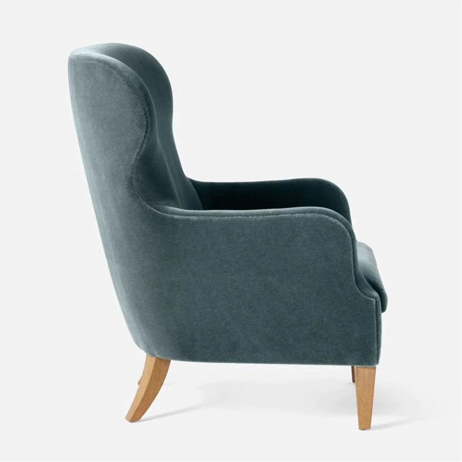 Made Goods Chantall Modern Wingback Lounge Chair