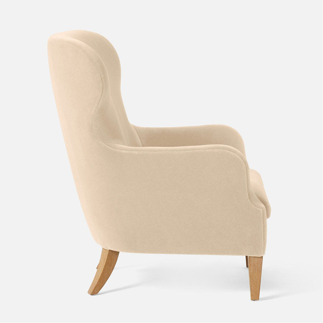 Made Goods Chantall Modern Wingback Lounge Chair