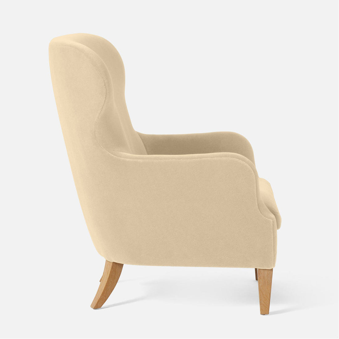 Made Goods Chantall Modern Wingback Lounge Chair