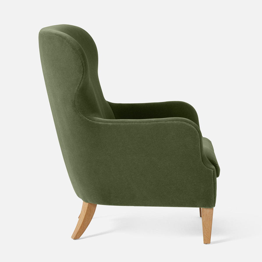 Made Goods Chantall Modern Wingback Lounge Chair