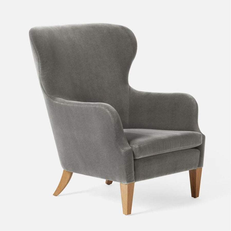 Made Goods Chantall Modern Wingback Lounge Chair