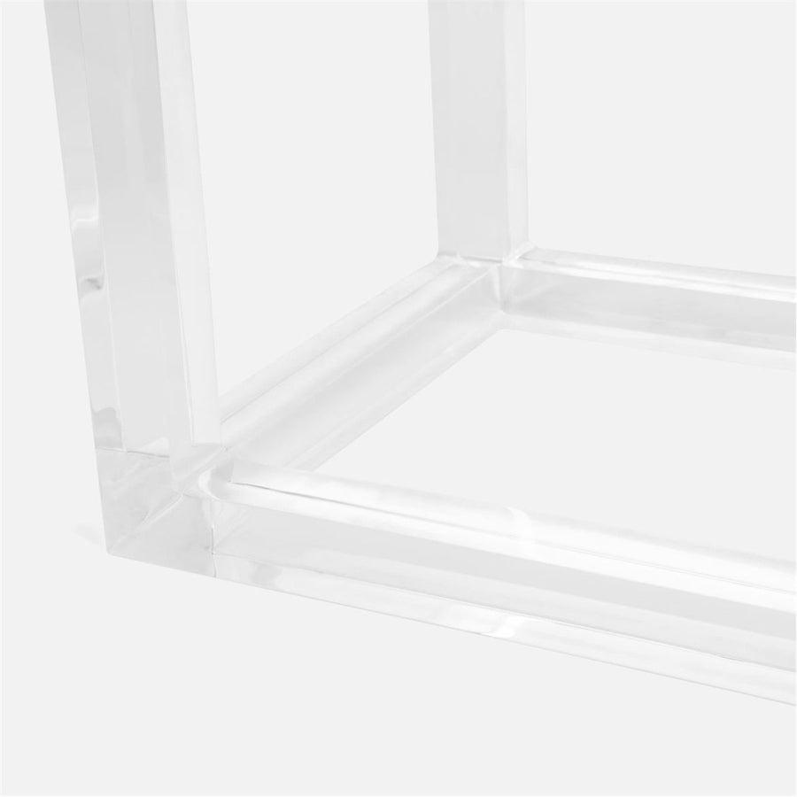 Made Goods Clark Rectangular Acrylic Drink Table