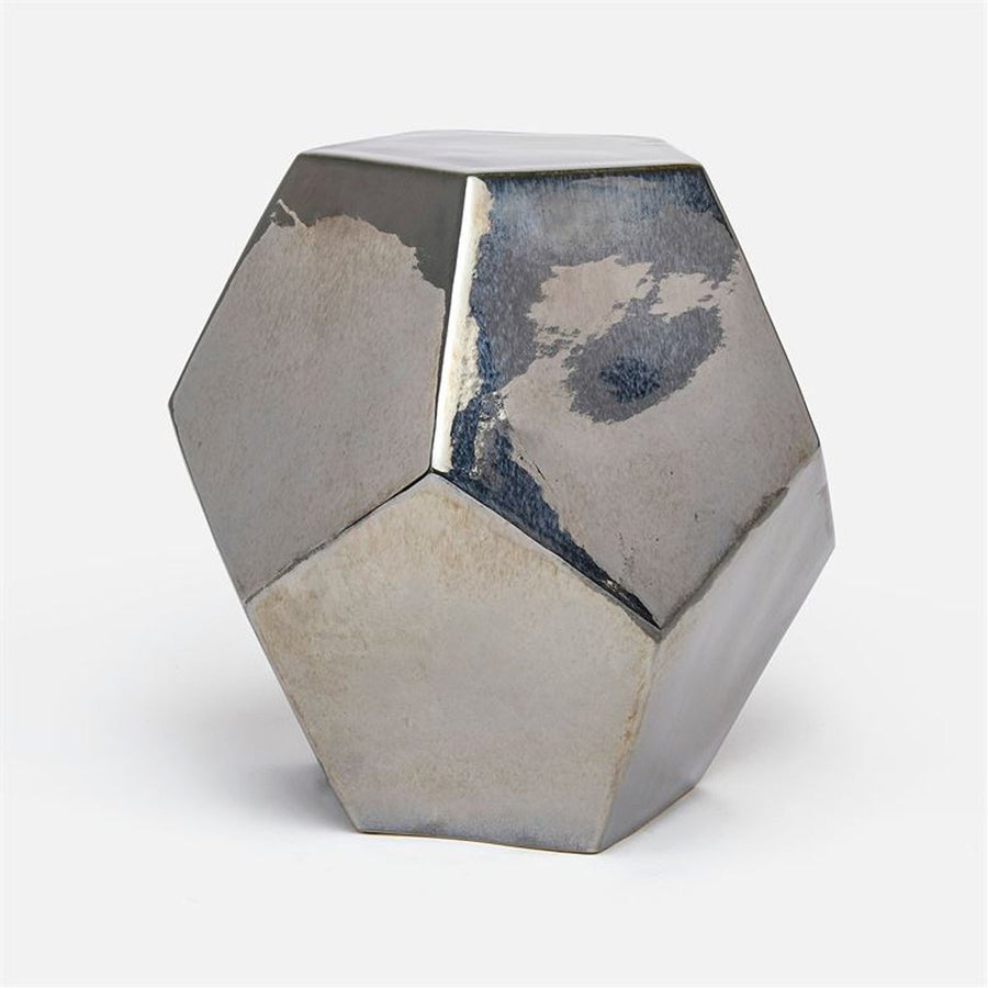 Made Goods Cole Ceramic Dodecahedron Outdoor Stool