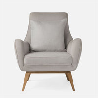 Made Goods Colten Lounge Chair in Cerused White Oak