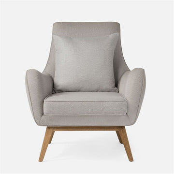 Made Goods Colten Lounge Chair in Cerused White Oak