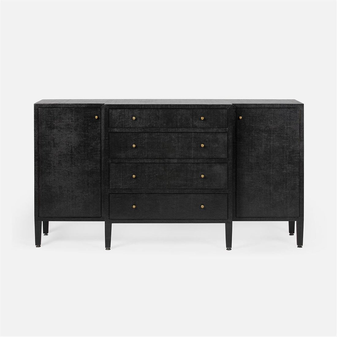 Made Goods Conrad Faux Raffia Deep Drawer Buffet