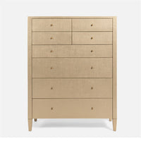 Made Goods Conrad Faux Raffia Tallboy Dresser