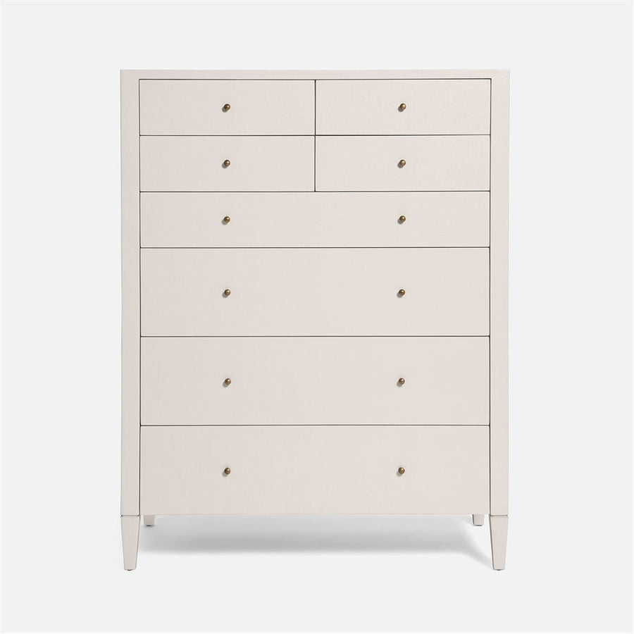 Made Goods Conrad Faux Raffia Tallboy Dresser