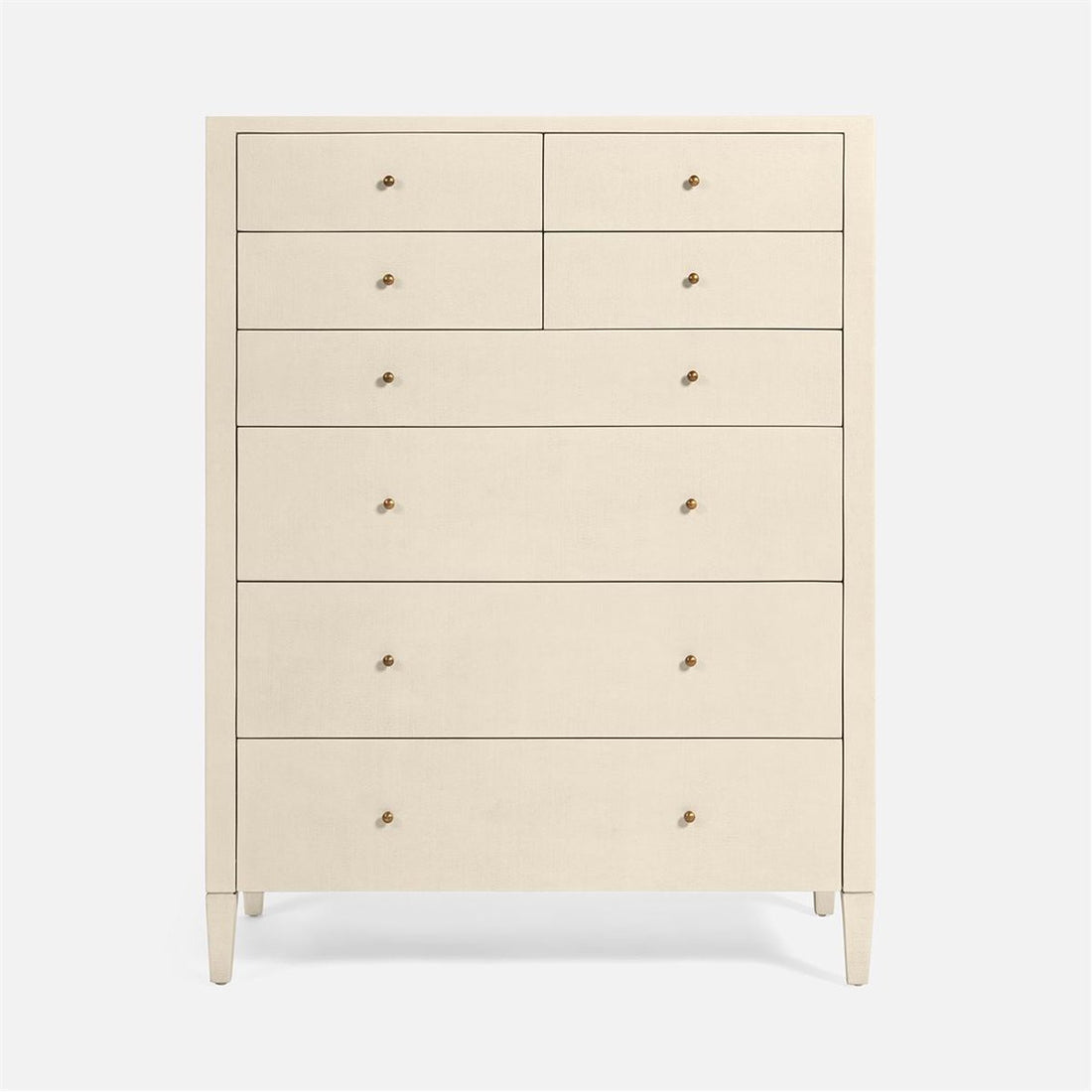 Made Goods Conrad Faux Raffia Tallboy Dresser