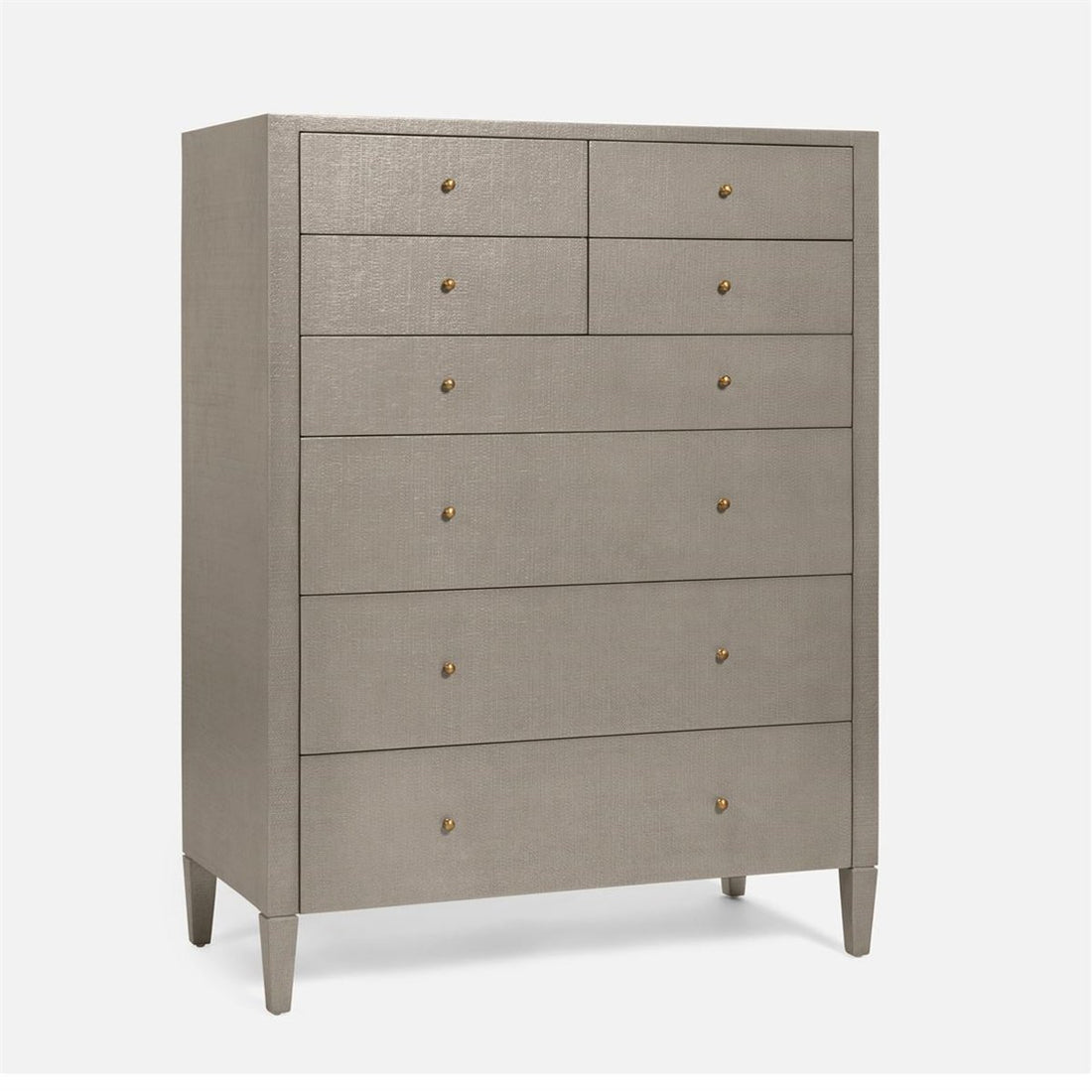 Made Goods Conrad Faux Raffia Tallboy Dresser