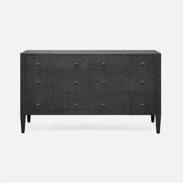 Made Goods Conrad 60-Inch 6-Drawer Faux Raffia Dresser