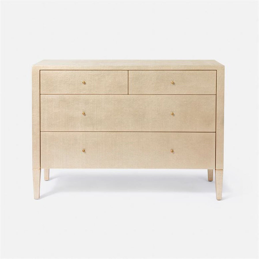 Made Goods Conrad 4-Drawer Faux Raffia Dresser