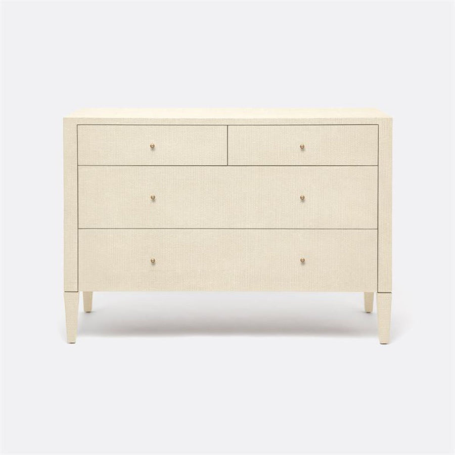 Made Goods Conrad 4-Drawer Faux Raffia Dresser