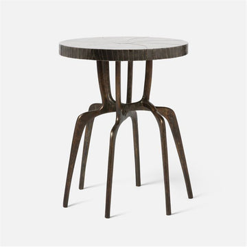 Made Goods Cyrano Metal Accent Table in Zinc Metal