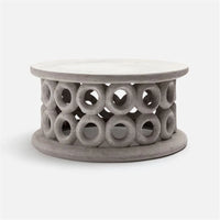 Made Goods Dagen Concrete Round Outdoor Coffee Table