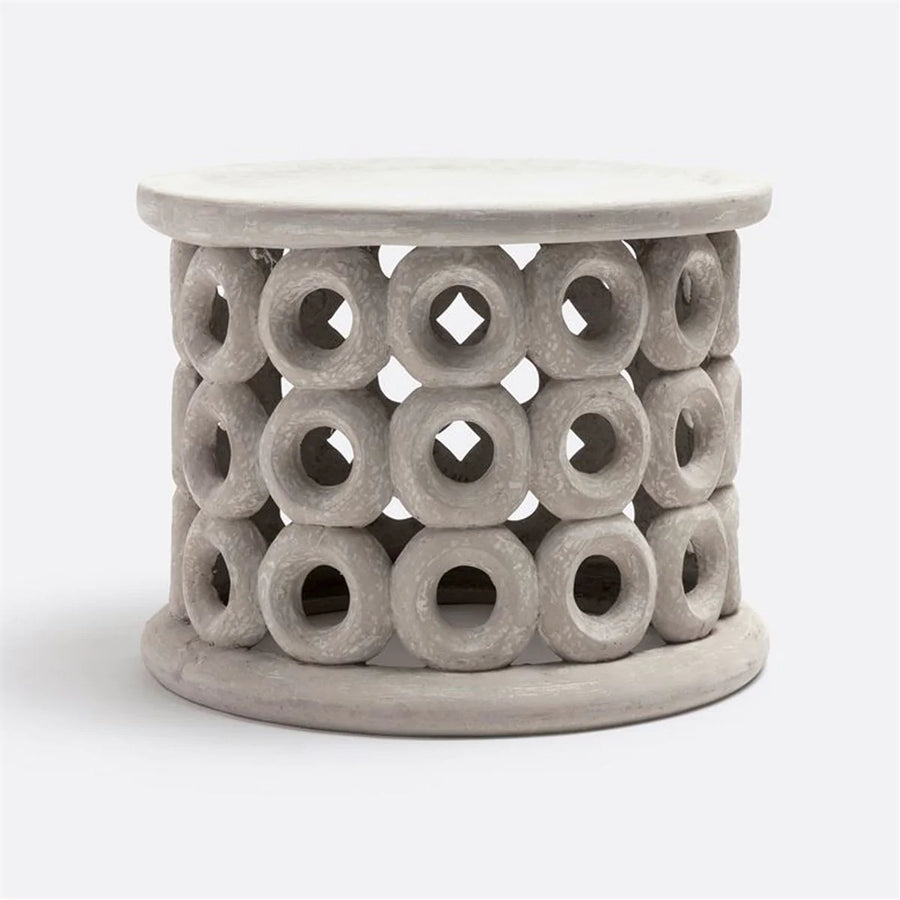 Made Goods Dagen Concrete Round Outdoor Side Table