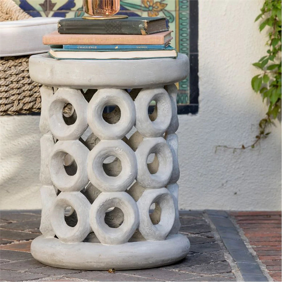 Made Goods Dagen Concrete Loop Outdoor Stool