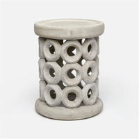 Made Goods Dagen Concrete Loop Outdoor Stool