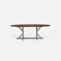 Made Goods Dane Oval Farm Dining Table in Veneer