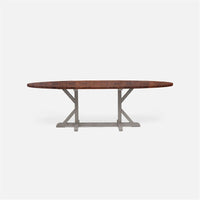 Made Goods Dane Oval Farm Dining Table in Veneer